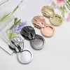 New Style Portable Unique Design Shell Shaped Convex Texture Solid Perfume Box Zinc Alloy Sliding Scented Balm Jar