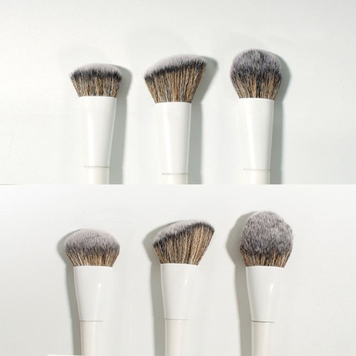 High Double-Ended Flat Makeup Brush Set Multi-Purpose Face Eye Contour Eyebrow Pencil Foundation Highlighter Brush