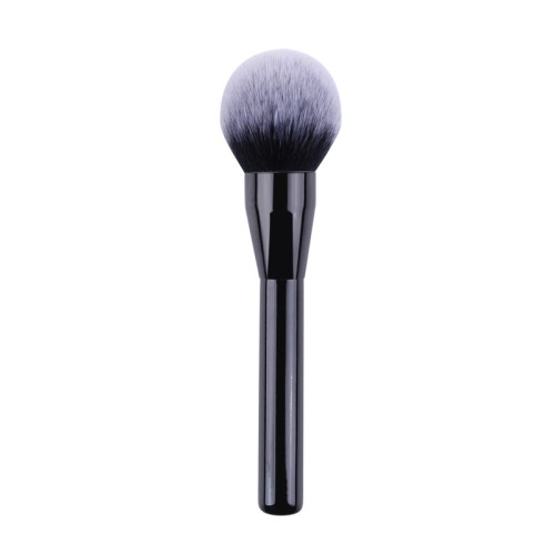 Wholesale OEM/ODM Professional Black Powder Brush Dense Vegan Bristles Big Blusher Cosmetic Brush with Private Label