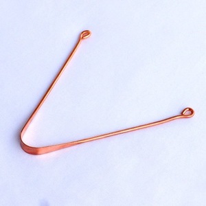 100% Copper Tongue Scraper/cleaner Ayurvedic Antibacterial for Optimal Oral Hygiene