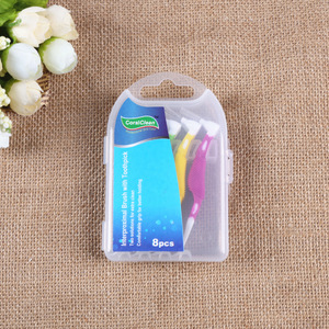 2 in 1 Interproximal Interdental Brush Pick Coated Wire