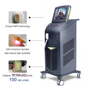 3D Wavelength USA Bar Diode Laser 755nm 808nm 1064nm Permanent Hair Removal Machine