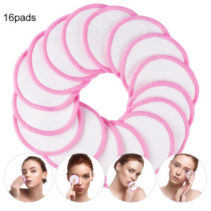 8cm Diameter Multi Color Eco Friendly Bamboo Cotton Customize Reusable Makeup Remover Pads