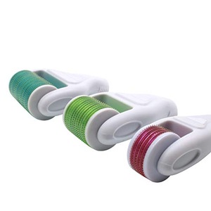 Acne Scar Removal Derma Rolling System , Titanium Derma Microneedle Roller