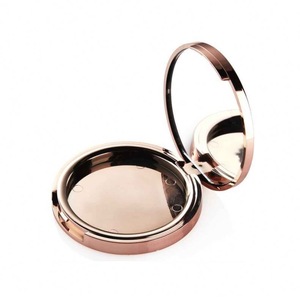ANC High Quality Double Empty Pressed Plastic Elegant Powder Compact Case