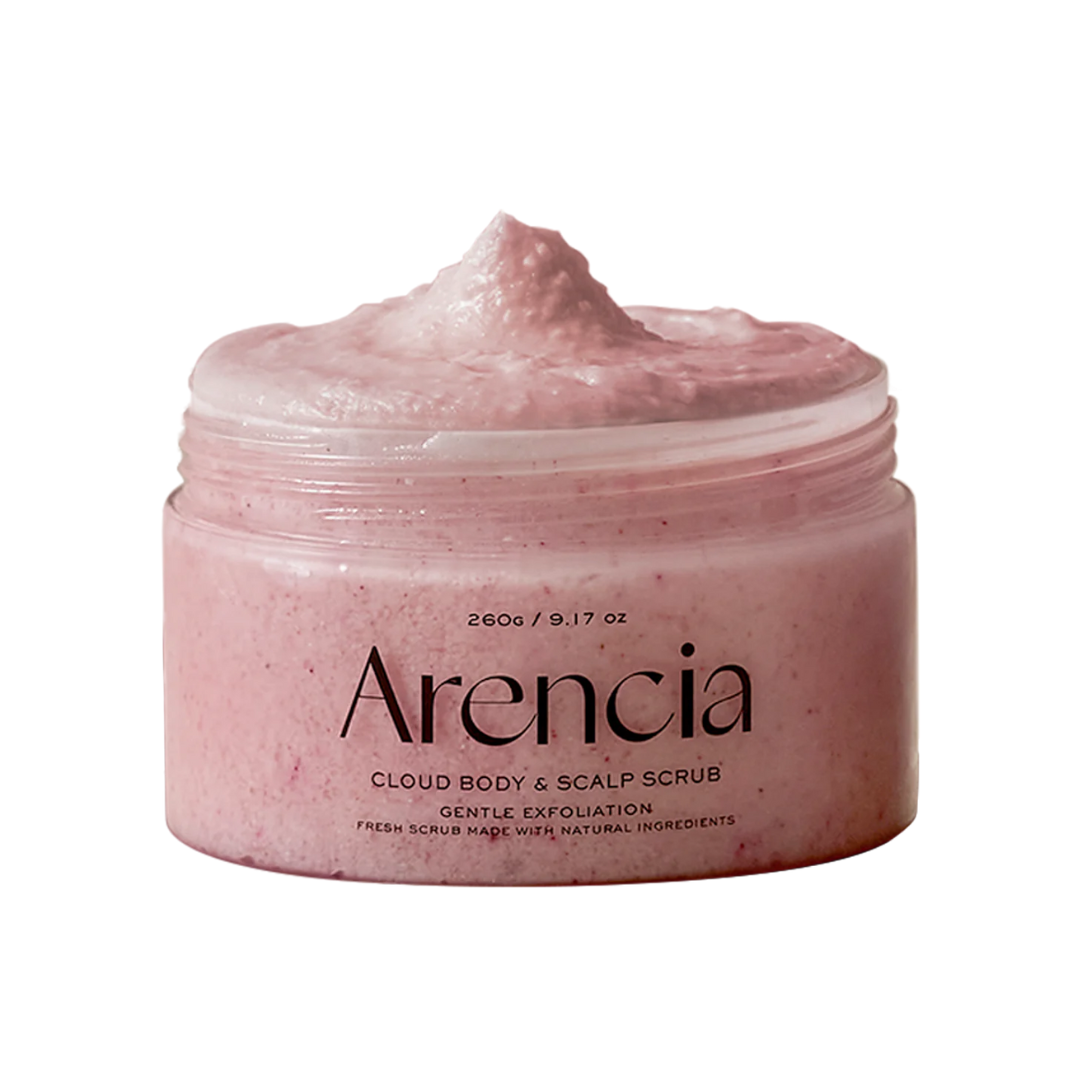 (Arencia) Fresh Cloud Body & Scalp Scrub [Lavender & Pear] 260g