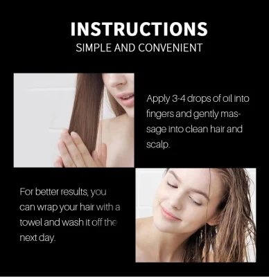 Beauty Cosmetics Skin Care Hair Growth Serum Black Rice Water Spray