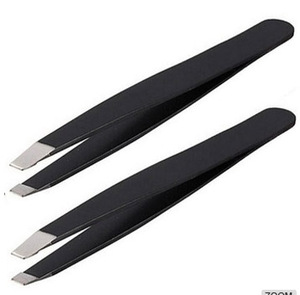 Best eyebrow slanted tip tweezers, top quality tweezers with money back guaranty, manicure cosmetic tweezers custom logo