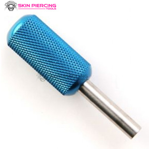Best Quality Body Piercing Tool Blue Aluminium Tattoo Grip III