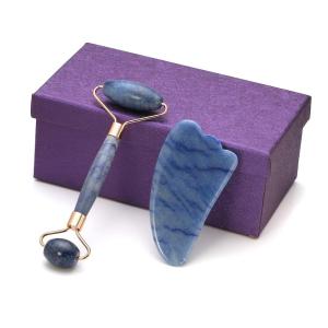 Blue Aventurine Guasha Board Blue Stone Gua Sha Boards Tools