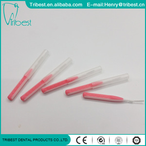 dental disposable interdental brush with orthodontic use