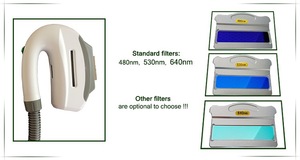 Factory big promotion new 2 handles skin hair removal IPL machine