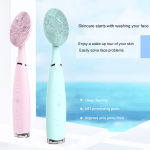 Factory wholesale waterproof facial cleansing brush private label Silicone Facial Brush Cleanser