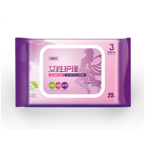 Female Hygiene Intimate Cleaning Wet Tissues Customized