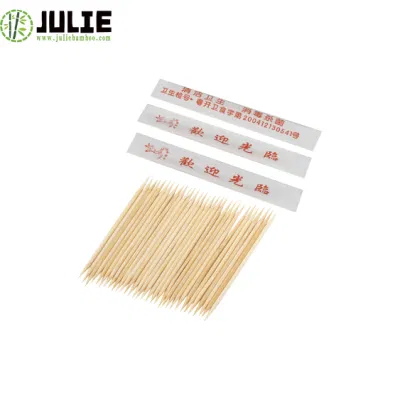 Food-Contacting Grade Hygienic Eco-Friendly High Quality Natural Mao Bamboo Toothpicks