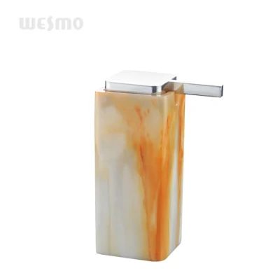 Hot Sale Marble Look Polyresin Bathroom Accessory Sets/Soap Dispenser
