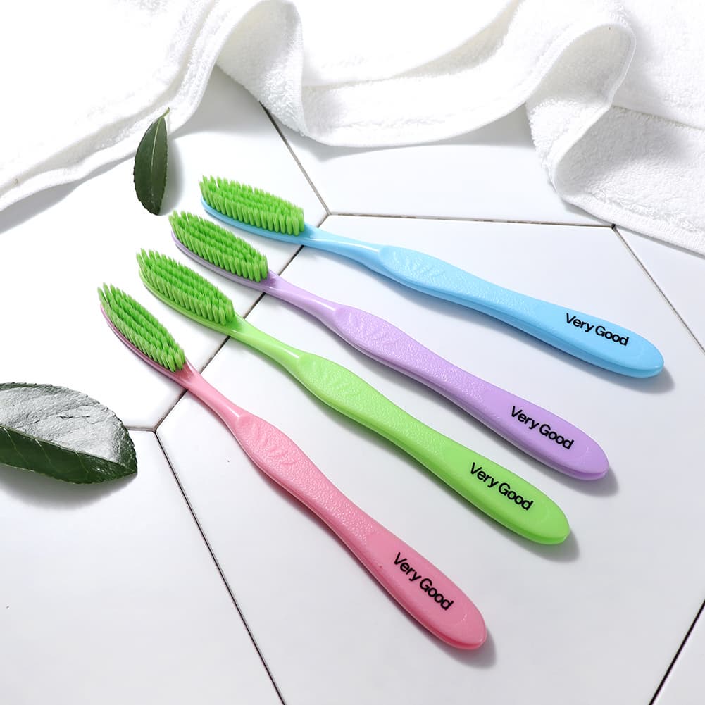 King Head Deep Clean Toothbrush, Herb Infused Bristles