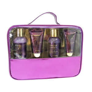 Lavender and rose fragrance bath and body work spa bath gift set