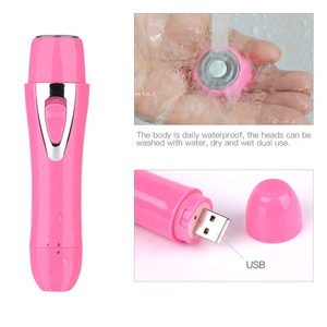 Lipstick Shape Portable Shaver, Electric Face Back Hair Removal, Leg Epilator, Body Shaving Machine for Female