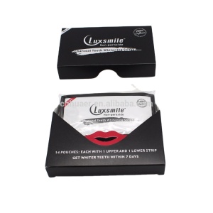 Luxsmile 100% Effective Non Peroxide Activated Bamboo Charcoal 3D Teeth Whitening Strips