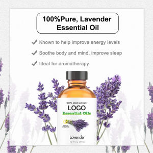 Massage Oil Private Label Custom OEM/ODM Organic Lavender Essential Oil