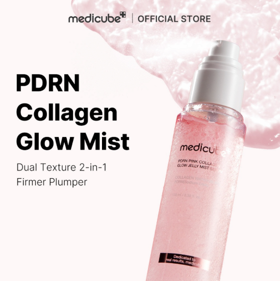 Medicube PDRN Pink Collagen Glow Jelly Mist Serum 100ml
