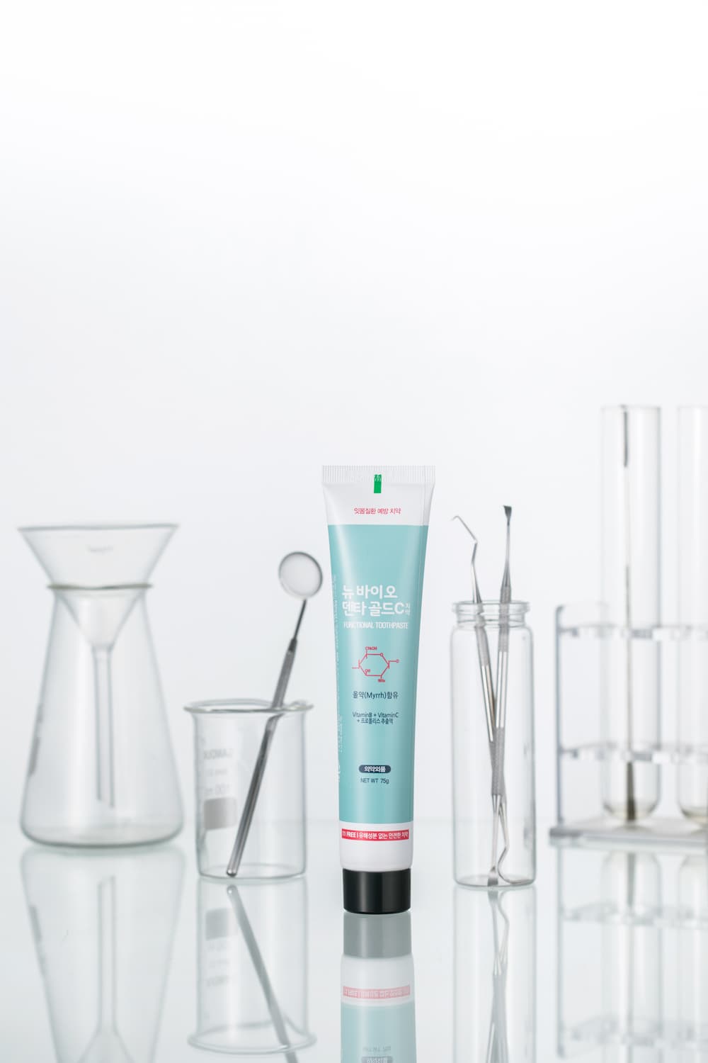 New Bio Denta Gold C Toothpaste specialized in gum diseases 