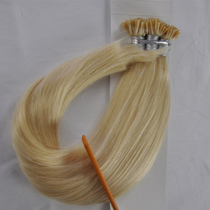 New Product 100% Human Hair Stick I Tip Pre-bonded 1.5gram remy i-tip hair extensions