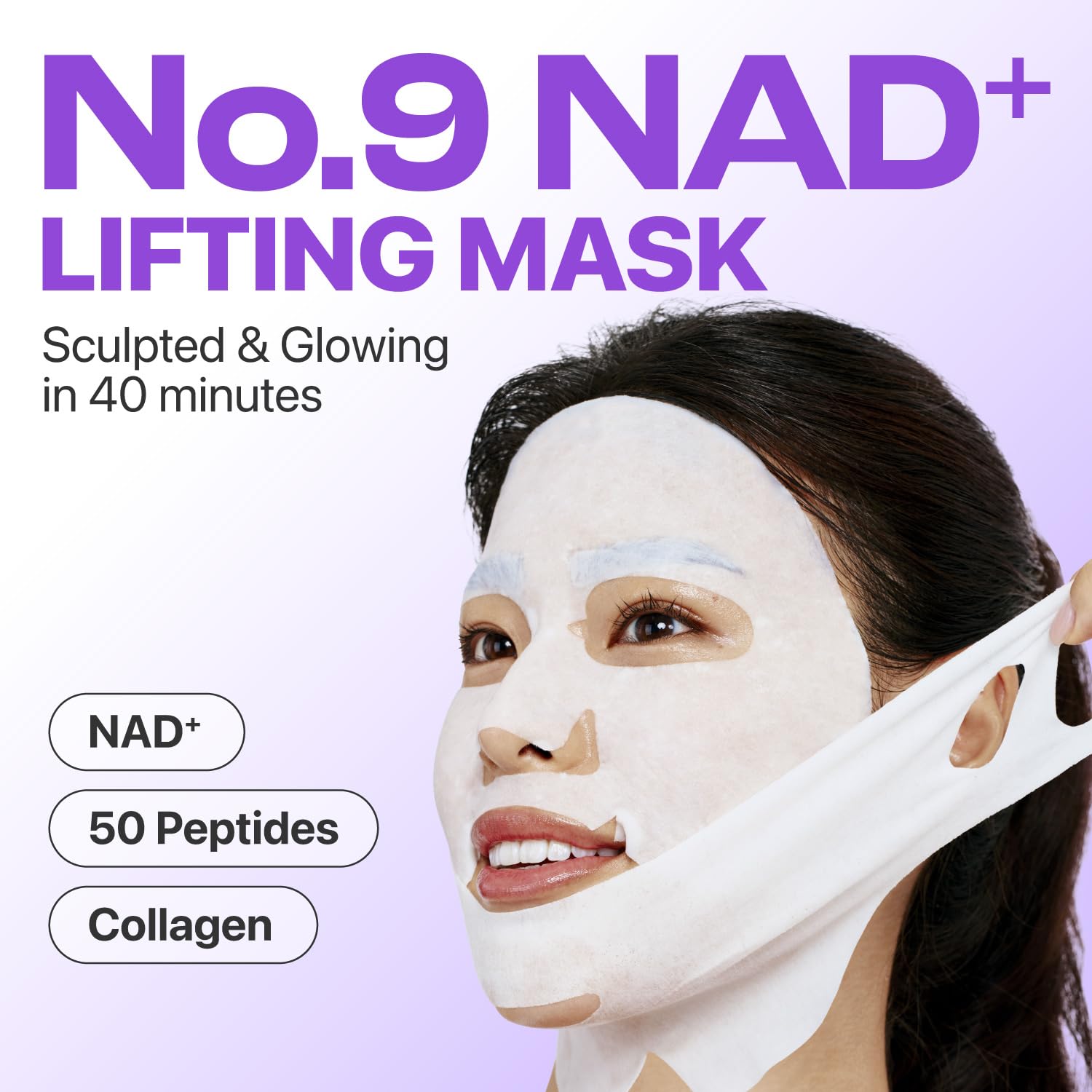 No. 9 NAD Bio Lifting-sil Full Face Pack Sheet (4ea+GWP)
