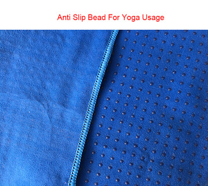 Non Slip Yoga Towel With Anti Skid Silicone Dot Bead , Quick Dry Towel for Travel Beach Sports Pool Swim Camp Backpacking Surf