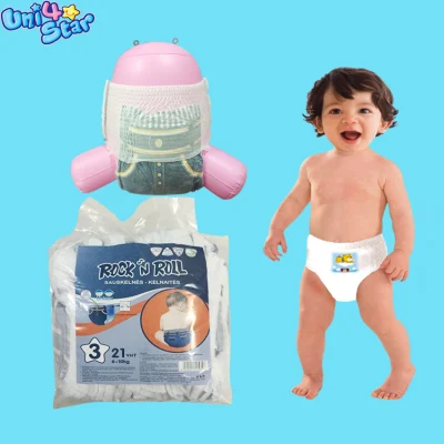 OEM Service Disposable Super Absorption Training Baby Pants Diaper