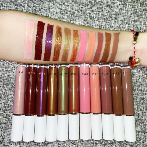 OEM Wholesale Thick Glossy Vegan Lipgloss Private Label custom Lip Gloss