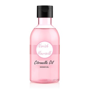 OEM/ODM whole sell good fragrance rosehip & cedarwood shower gel