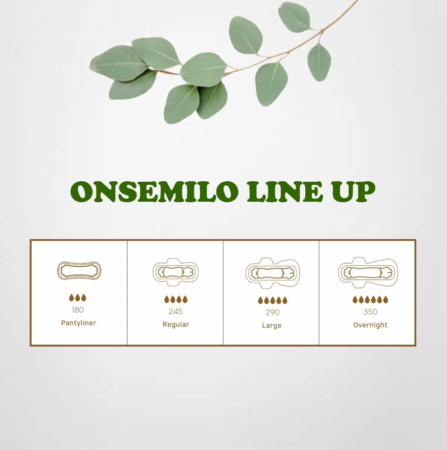 ONSEMILO 100% Organic Cotton Top Sheet Sanitary Napkin Medium