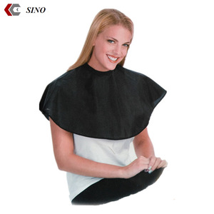 Polyester hair cut cape bib hair salon cappa hairdressing short tippet cape wholesale