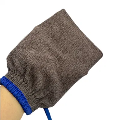 Popular Style Men Bath Body Scrubber 150d Viscose Bath Glove