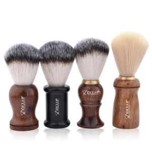 Premium wooden bristle badger hair shaving brush private label beard brush bristle beard shaving brush