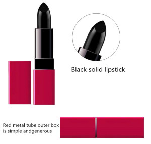 Private logo lipstick make up black lip stick customised lip balm
