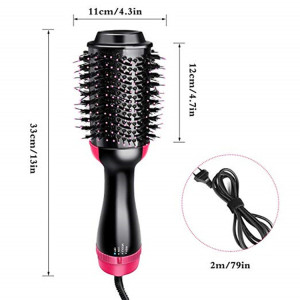 Professional Hot Air Brush with Straightening One Step Hair Dryer Brush hot air comb