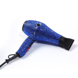 Professional salon hot hair tools hair blow dryer custom strong wind diamond hair dryer