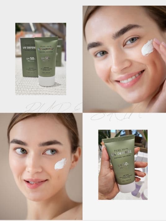 Pure Skin UV Defense Soothing Sun Cream