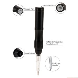 Rechargeable Permanent Tattoo Machine Wireless Eyebrow PMU Machine