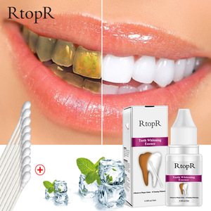 RtopR Natural Organic Tooth Care Personal Oral Hygiene Remove Plaque Stains Teeth Cleaning Whitening Liquid Serum