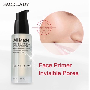 SACE LADY matte face primer gel 30ML pores invisible cream smooth moisturizing makeup primer flawless