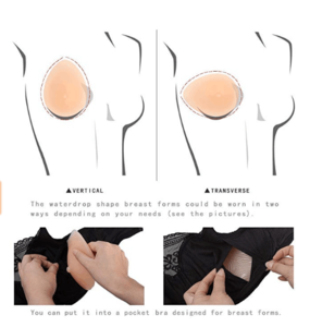 Silicone Artificial Breast Girls Wearable Breast Enhancement Bra