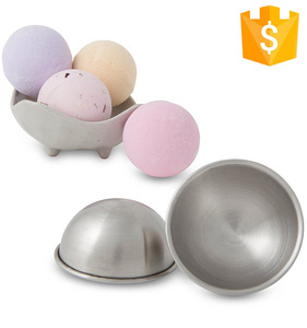 Stainless steel Bath Bombs mold Gift Set Handmade Spa Bomb Fizzies Use with Bath Body Bath Bubbles