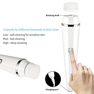 Waterproof Facial Cleansing Brushes CE/FCC Facial Brush Natural Face Cleanser Sonic Spin Face clean brush face cleansing tools