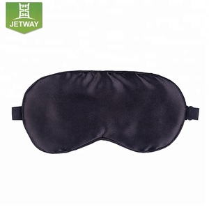 Wholesale portable silk travel eye mask, black eye mask for sleeping