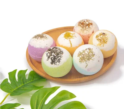 Wholesale Vegan Bath Bombs Gift Set Natural Dry Flowers Glitter Organic Powder Bath Bomb Dry Flower Natual Bath Bomb /Bath Fizzer