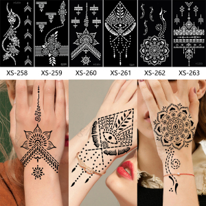 XS200 Beautiful pattern hot sale tattoo sticker tattoo mold